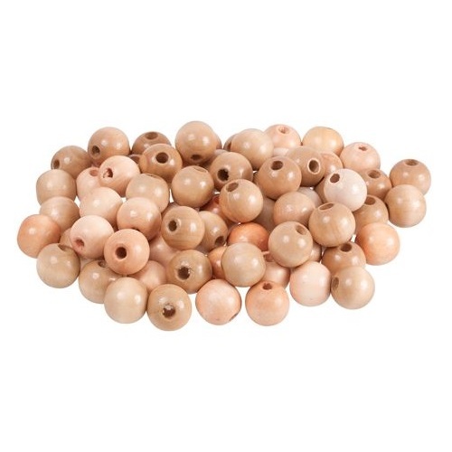 Wooden beads Natural