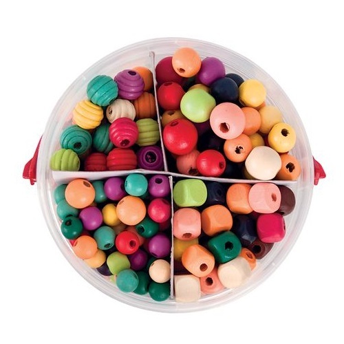 Basics Wooden Beads 575g (BG3020)