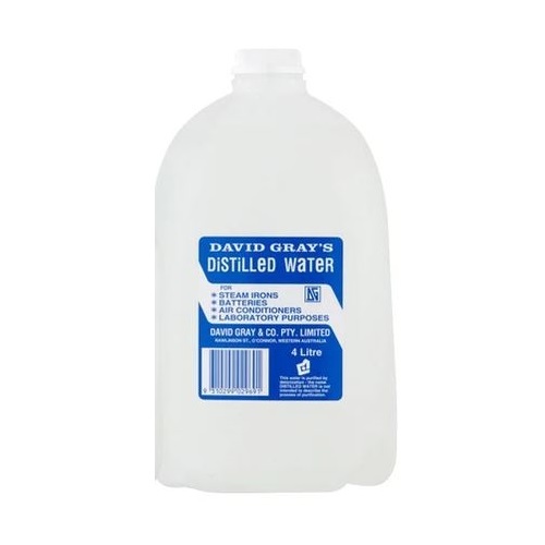 David Grays Distilled Water 5 Litre (ZZ2969)