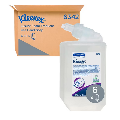 KLEENEX Luxury Foam Hand Cleanser Pod Ctn (1L x 6)