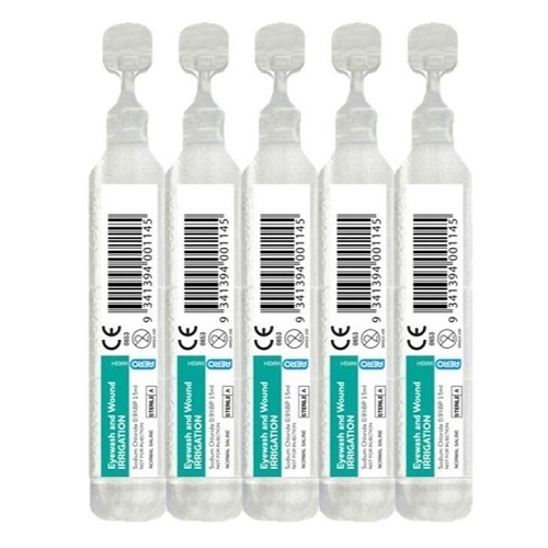 AEROWASH Sodium Chloride Eyewash Ampoule 20ml Pack of 5