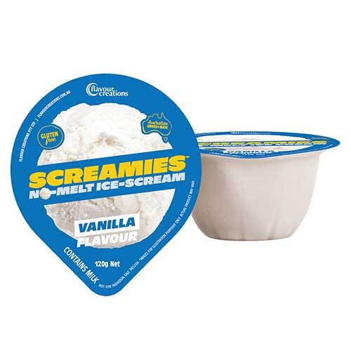 Flavour Creations Screamies No-Melt Ice-Scream Vanilla Pack 12 