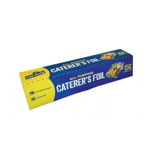 CASTAWAY Caterers All Purpose Aluminium Foil Roll Small  30cm x 150m