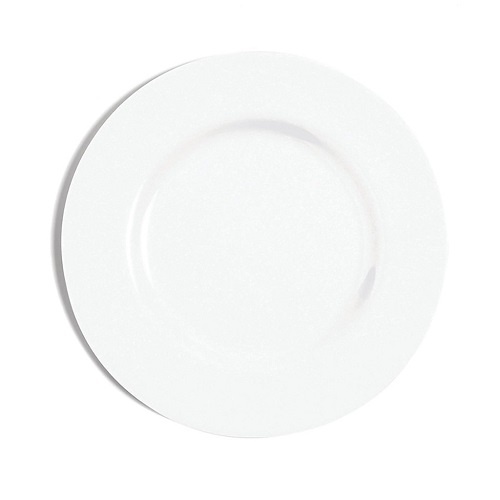 Porcelain ROUND Plate - Narrow Rim White 6 inch - Pack of 6 (982606)