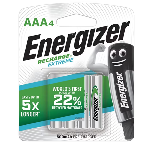 Energizer AAA Rechargeable Battery 4 Pack